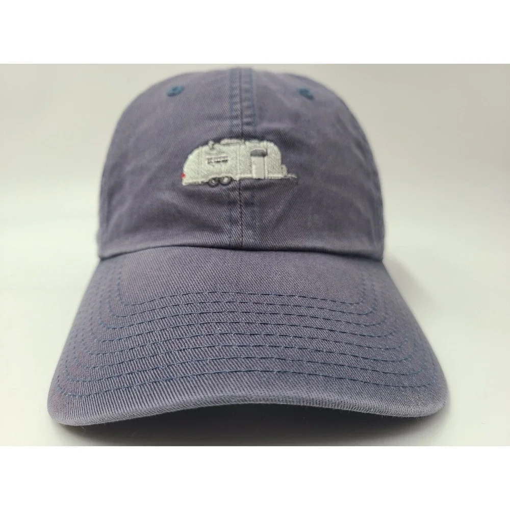 RV Camper Trailer American Needle Strapback Adjustable Hat Cap Men Women Blue‎ - Picture 2 of 15